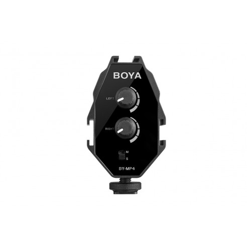 Boya -Adaptador de Audio Boya MP-4 -Accesorios micrófonos