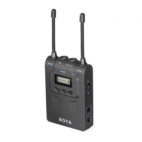 Boya -Receptor Inalámbrico UHF Pro Boya RX8 -Accesorios micrófonos