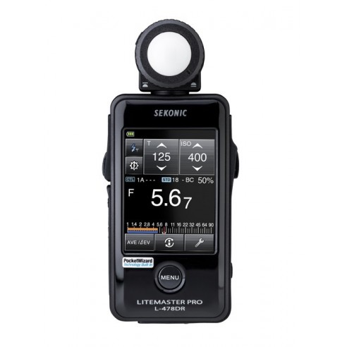 Sekonic -Fotómetro Sekonic L-478DR-PW Litemaster Pro Radio PocketWizard -Fotometría