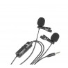 Boya -Micrófono Lavalier Dual Omnidireccional Boya M1-DM -Micrófonos de corbata
