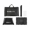 Nanlite -Nanlite Juego de Aletas + Soft Box para Mixpad ll - 27C -Accesorios luz continua